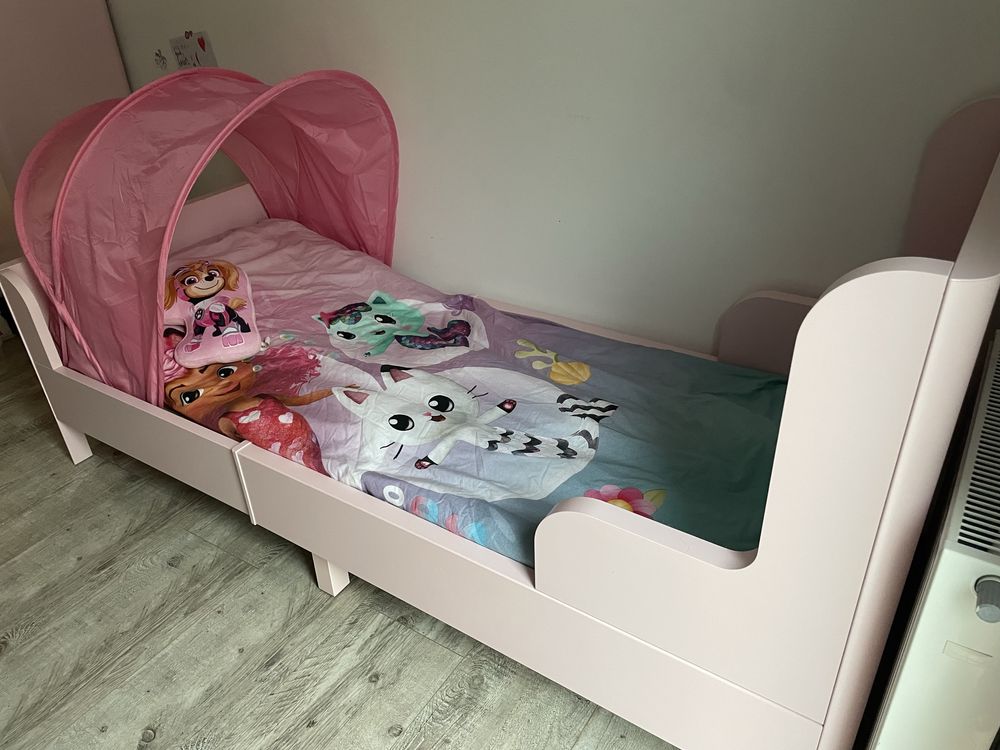 Łózko Ikea dziecięce rozsuwane  BUSUNGE