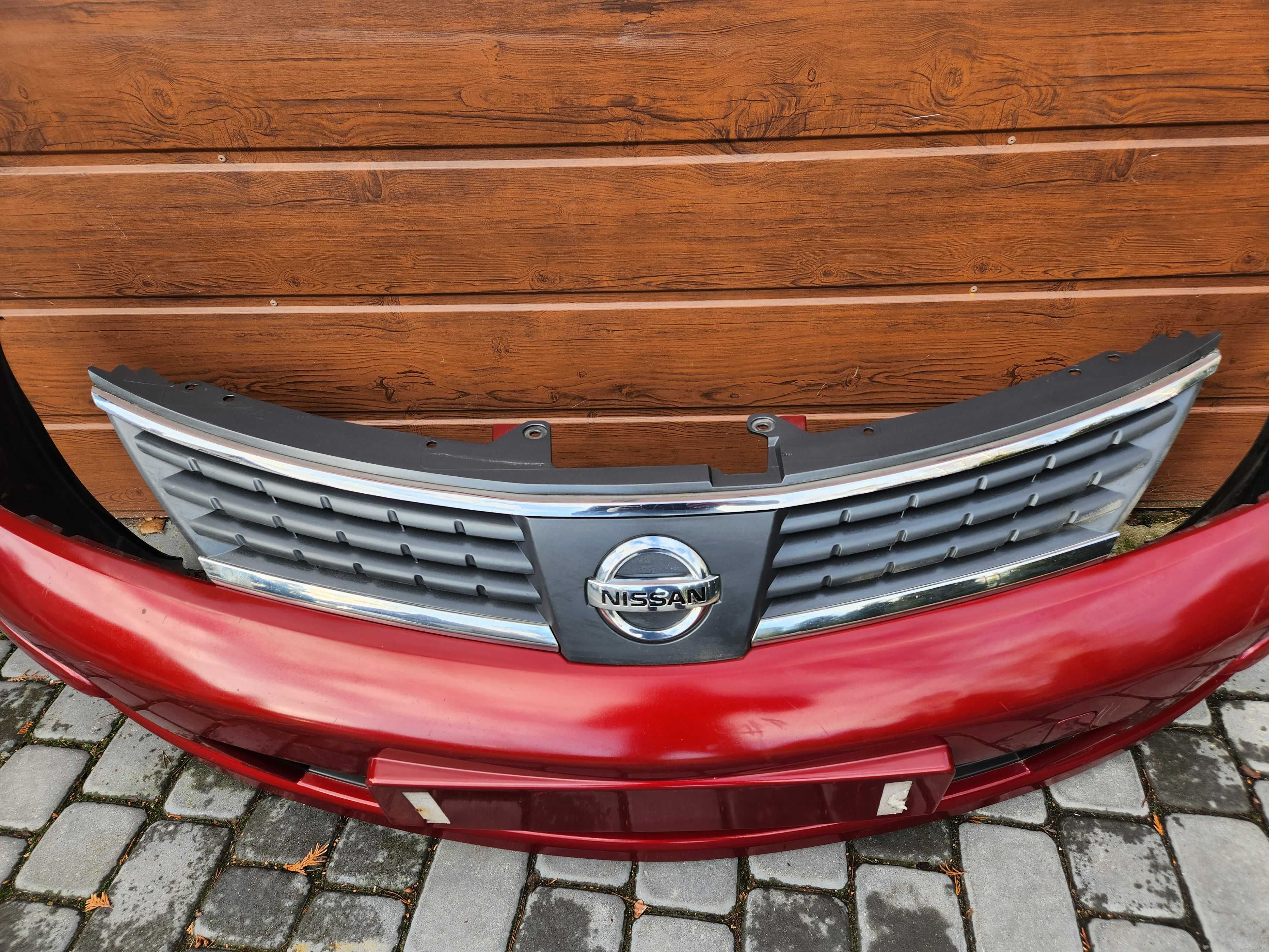 Nissan Tiida zderzak przód przedni atrapa grill kompletny
