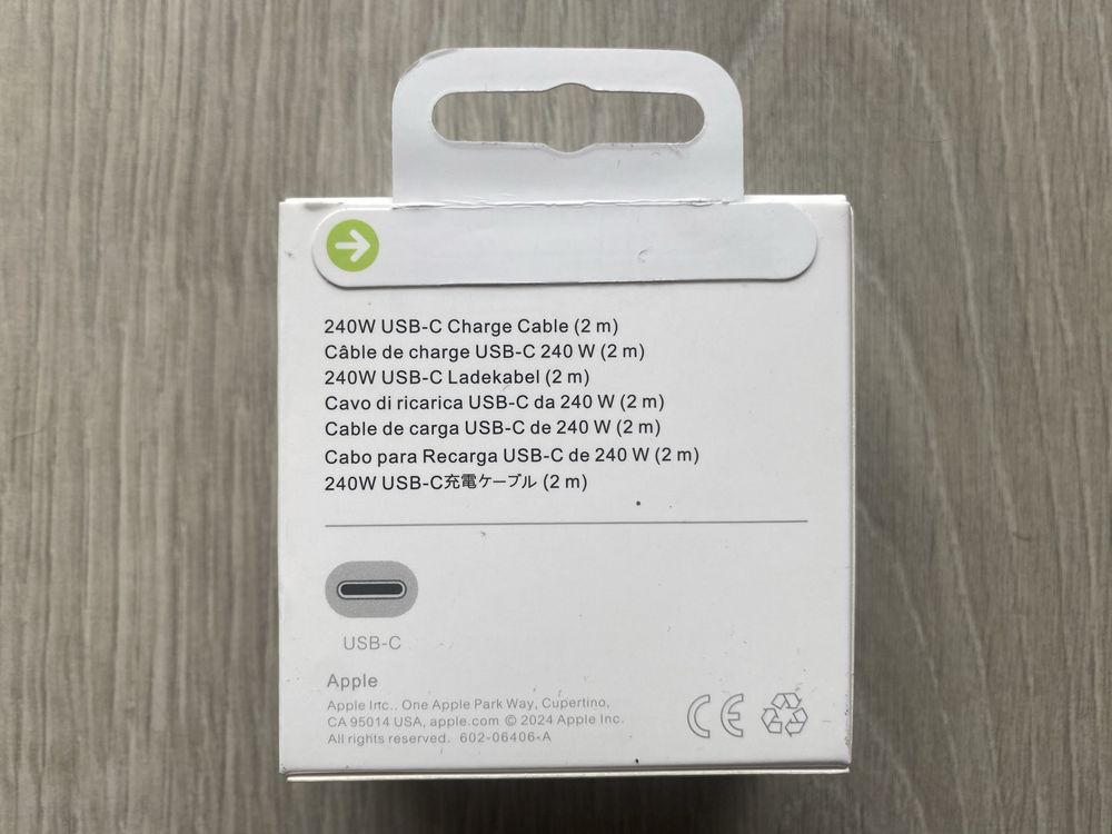 Oryginalny Kabel 2 metry USB-C / USB-C Apple w Oplocie Okazja
