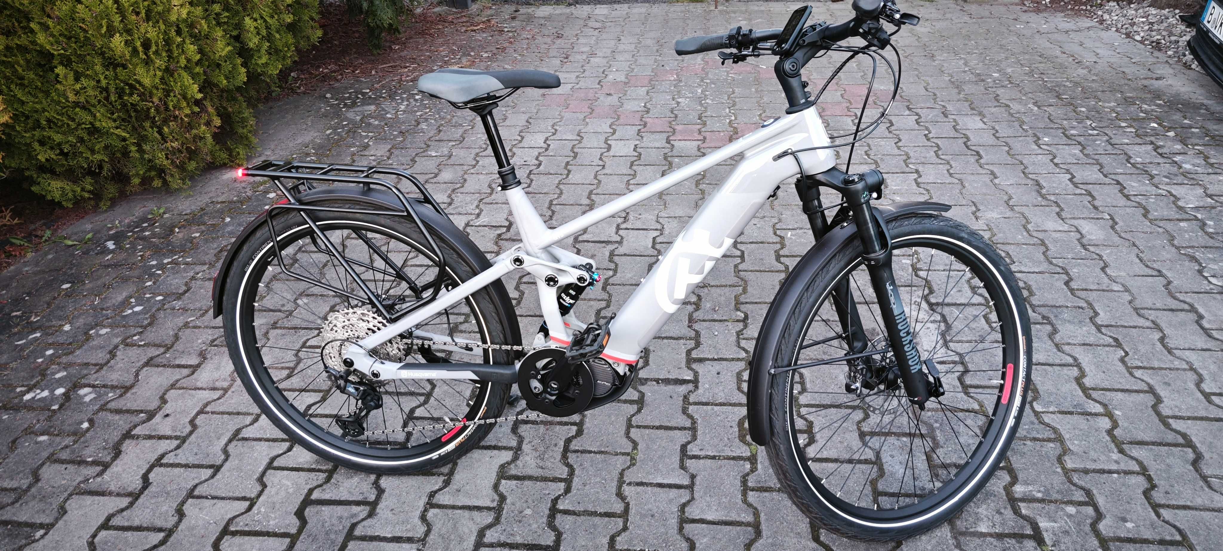 Rower E-Bike Elektryczny FULL  Husqv GT5 bat. 630Wh Rozm M , NOWY