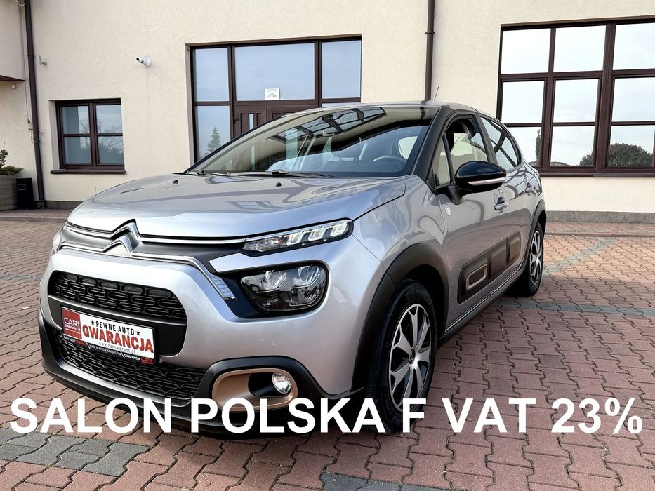 Citroën C3 1wł serwis TABLET Led Salon Polska F VAT 23% GWARANCJA