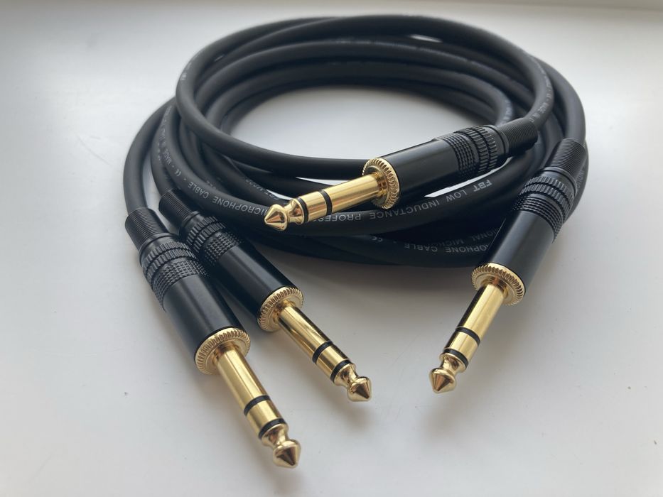 Кабель RCA/XLR/TRS/Jack 6,3