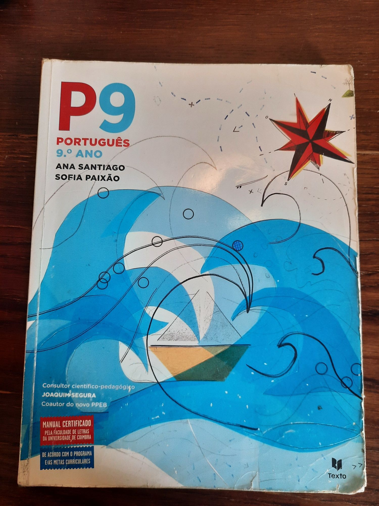 Livros "P9" de português 9o ano