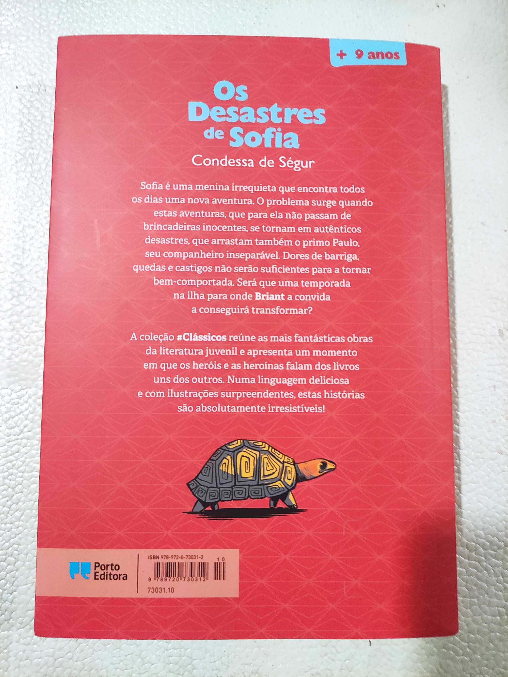 Livro "Os Desastres de Sofia"