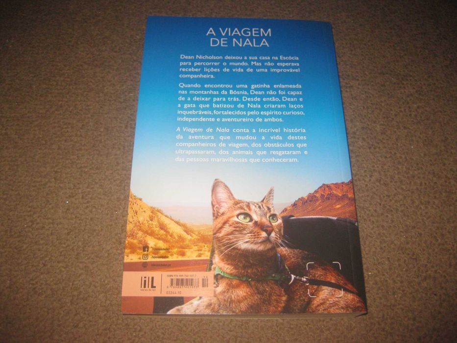 Livro "A Viagem de Nala" de Dean Nicholson