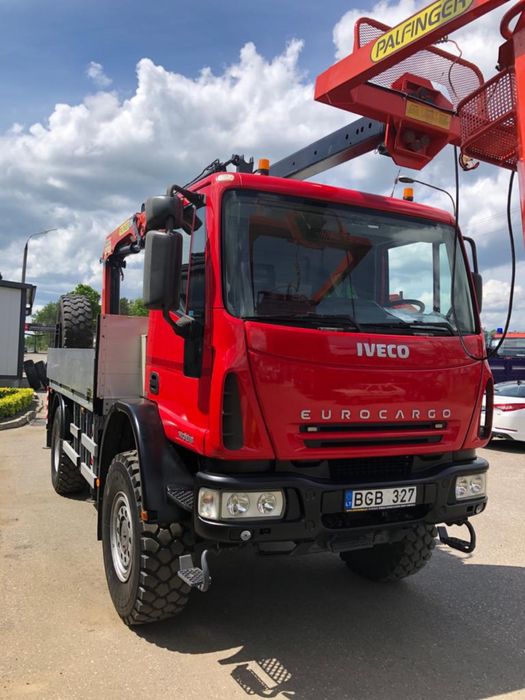 Iveco Eurocargo 4x4 blokady HDS Palfinger PK16502 wiertnica zwyżka