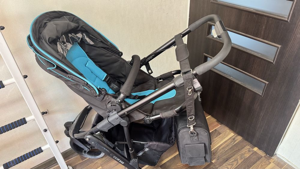 Коляска 2 в 1 ABC Design Cobra Turquoise-black