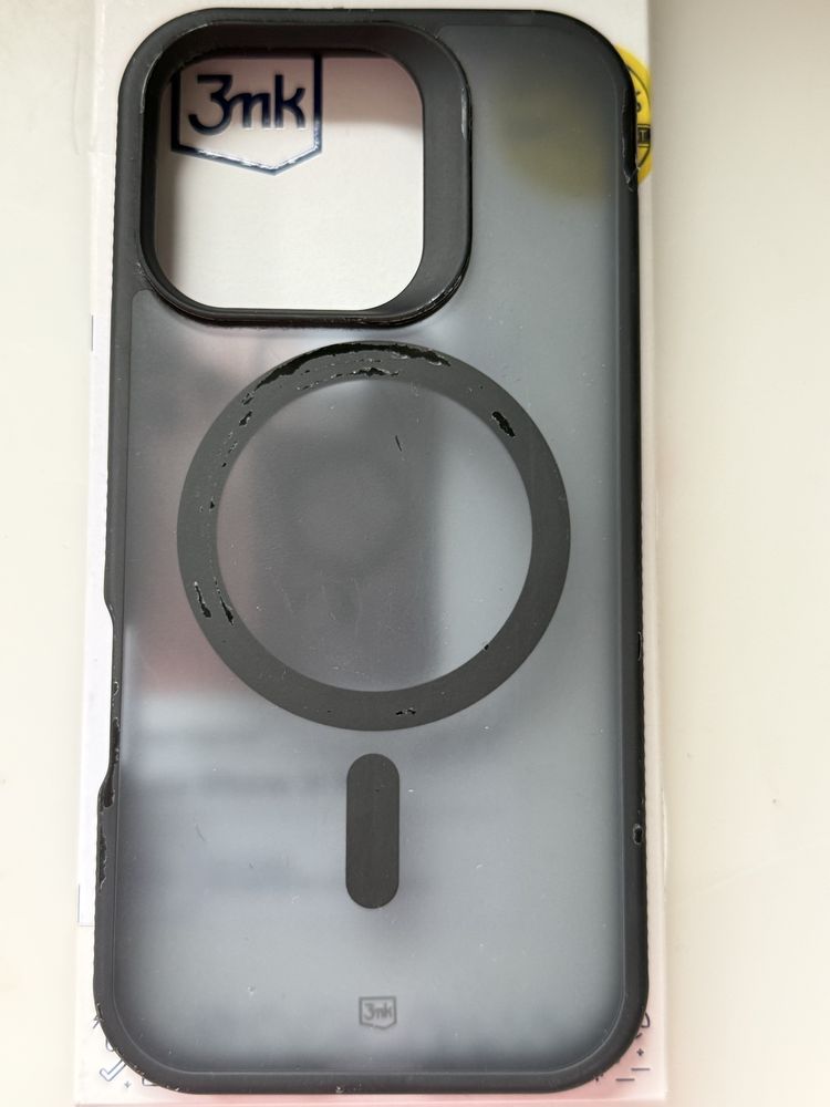 Iphone 16 pro case smoke magsafe czarny