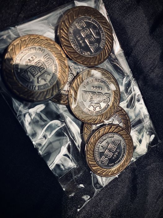 Редкая Монета SEGA AMUSEMENT THEME PARK 1994 год