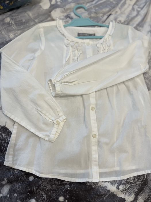Biała bluzka dzieczęca 122