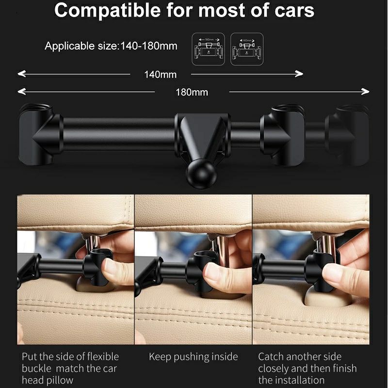 Держатель Baseuse Car подголовник ipad samsung xiaomi iphone крепление