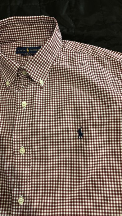 Koszula w kratę rozm XL Ralph Lauren
