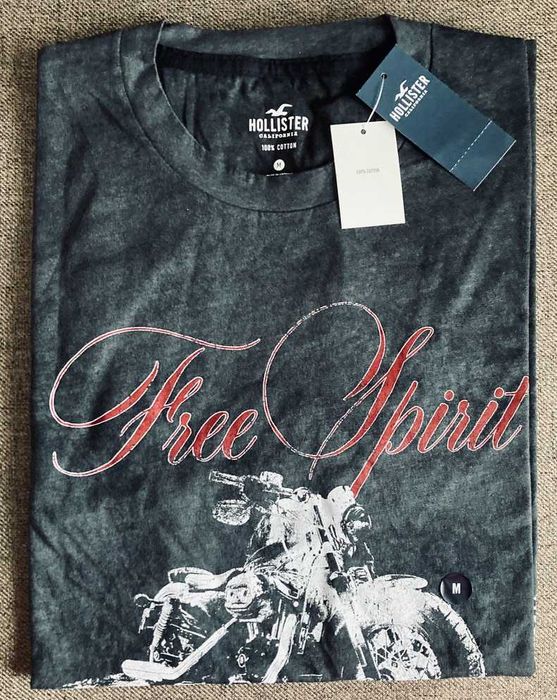 T-shirt Hollister Co. size M kolekcja Print Graphic Tee
