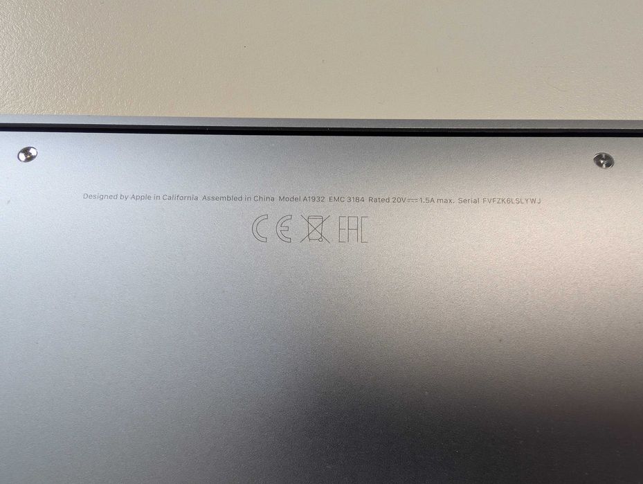 MacBook Air Retina, 13 polegadas 2018 8GB RAM, 128GB SSD Modelo A1932