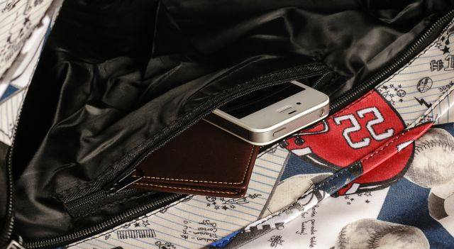 materiałowa torba na laptopa do 15 cali - loren