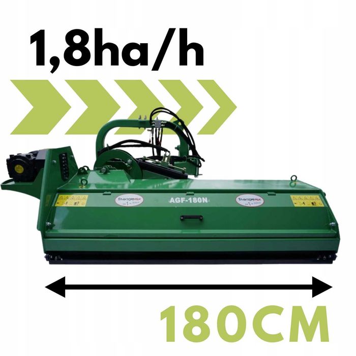 kosiarka bijakowa AGF 180 na pantografie mulczer klasy cięzkiej