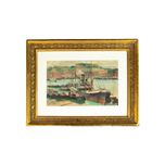 Pintura aguarela António Cruz | circa 1946