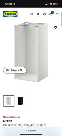 Ikea metod szafka stojąca 40x37x80 + 20x37x80
