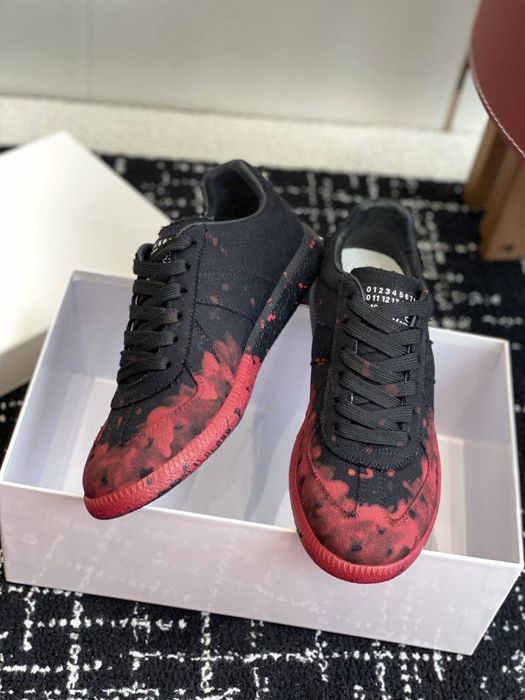 Maison Margiela Replica Black Red Paint