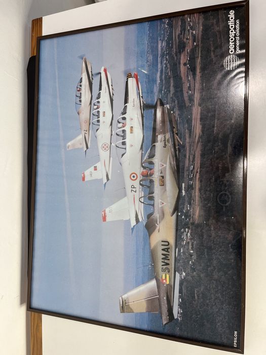 Poster Epsilon aerospatiale general aviation