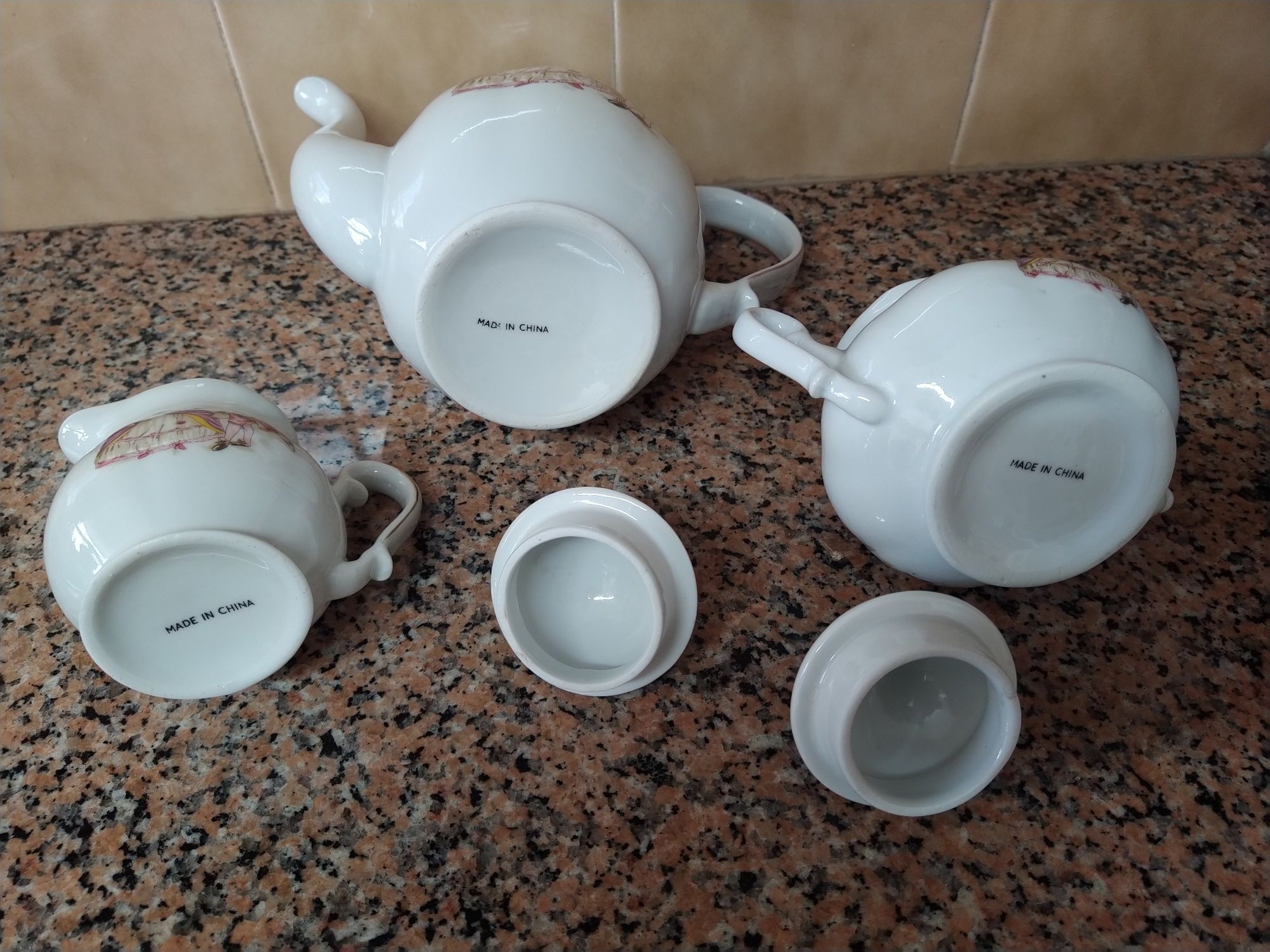 Serviço de café ou chá porcelana casa apartamento vivenda cozinha