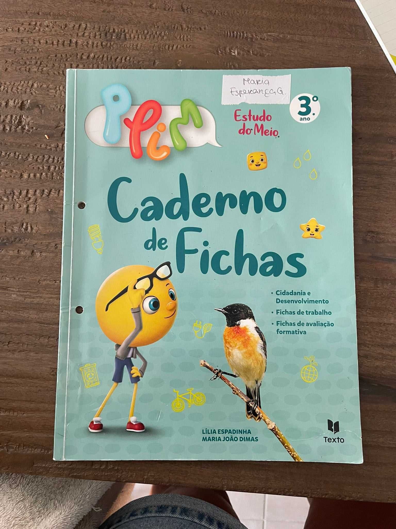 Livro Plim Estudo do Meio 3º Ano ( Manual + Cadernos de Fichas)