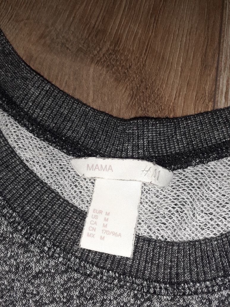 Bluza ciążowa szary melanż H&M Mama rozmiar M