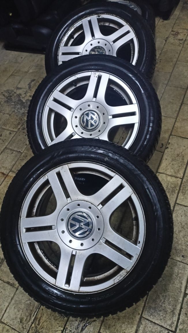 VW Passat B6 komplet kół zimowych na alufelgach Fulda 205/55 R 16