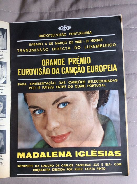 Madalena Iglésias Festival da Canção 1966 Flama