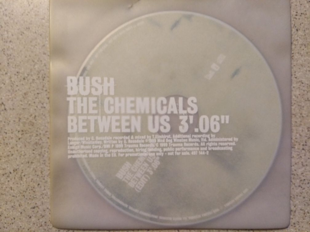 CD Singiel Bush The Chemicals Between Us Trauma Records 1999