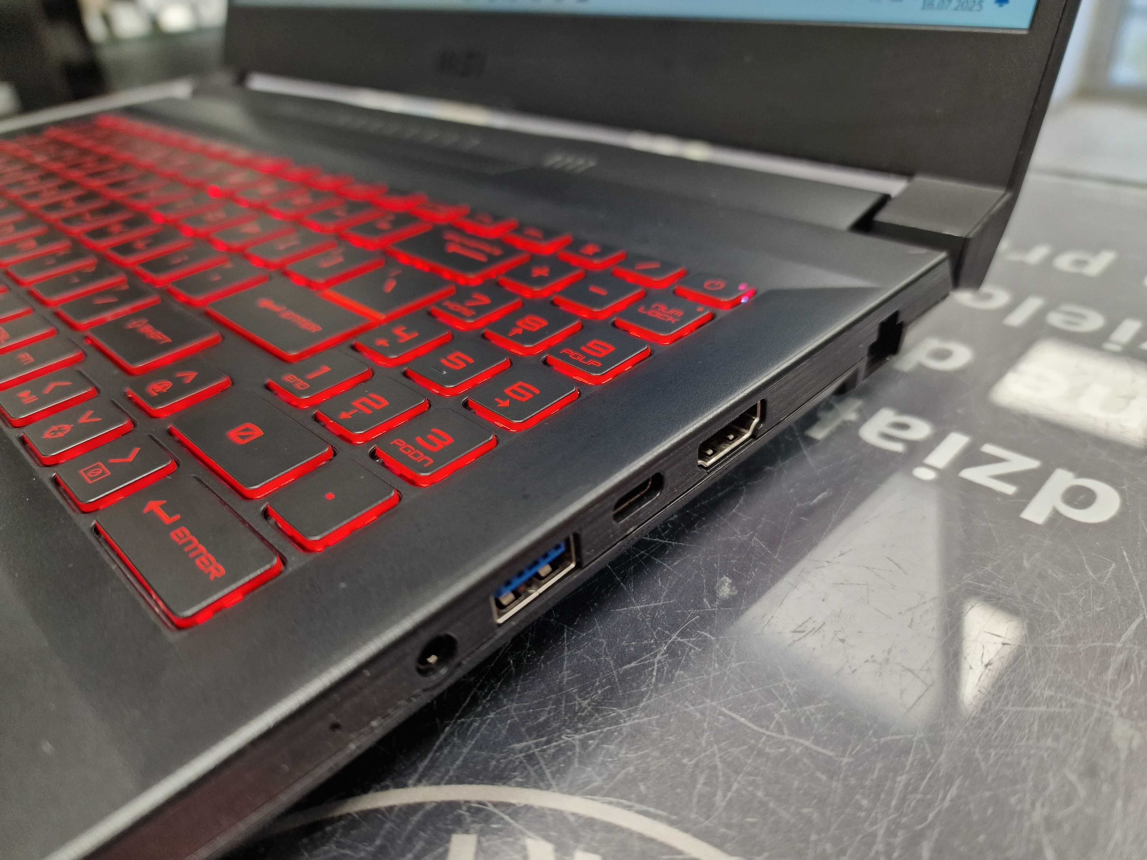 MSI KATANA GF66/ i5-12500H/ 32GB/ 512GB/ RTX 3050 4GB/ W11/ 15.6" FHD