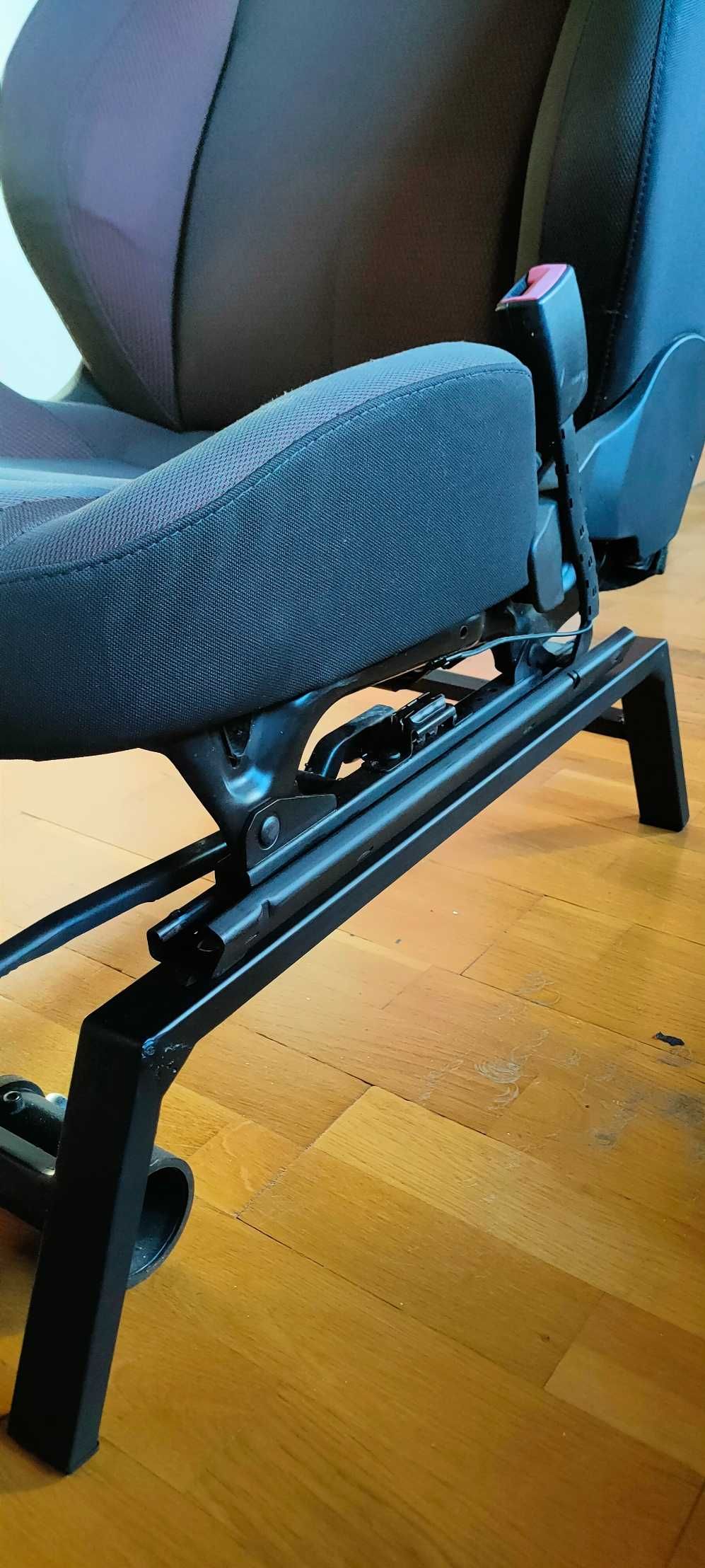 Sim Rig fotel + stojak deluxe v2 +stojak RGS pod hamulec reczny