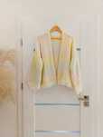 Nowy wełniany moherowy sweter Vintage Love 38/40 pastelowy