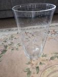 Vaso de vidro impecável 46cm x25cm