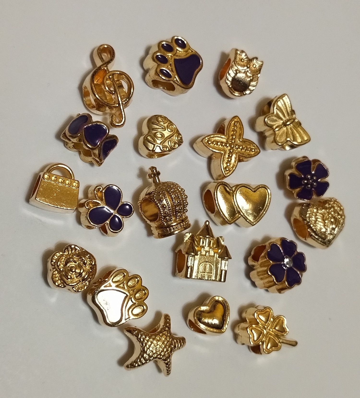 Набор для создания браслетов Фиолетовый/Gold.