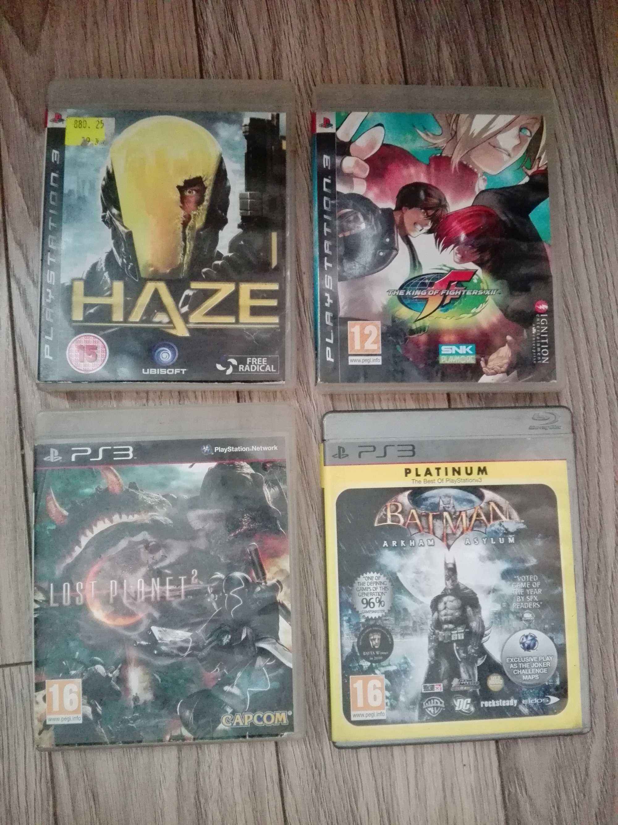 Gry 5sztuk-HAZE BATMAN LOSTPLANET KING of FIGHTERS na ps3 playstation3