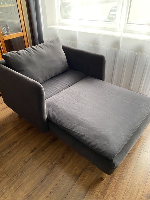 Szezlong Ikea szary