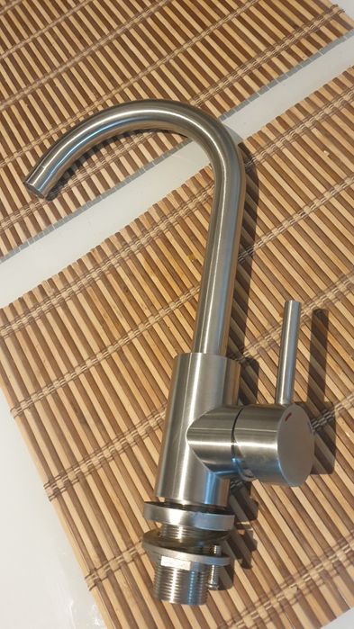 bateria kuchenna szczotkowana stal