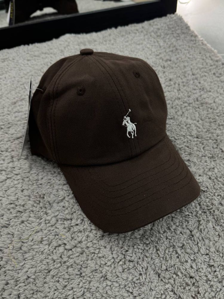 Кепка Поло Ральф Лоурен/ polo ralph lauren бейсболка чорна/ бежева