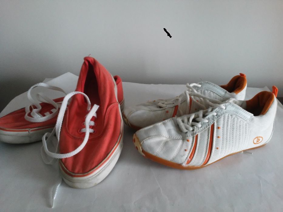 buty sportowe halówki Donnay, tenisówki pomarańczowe (37/38) od 15zł
