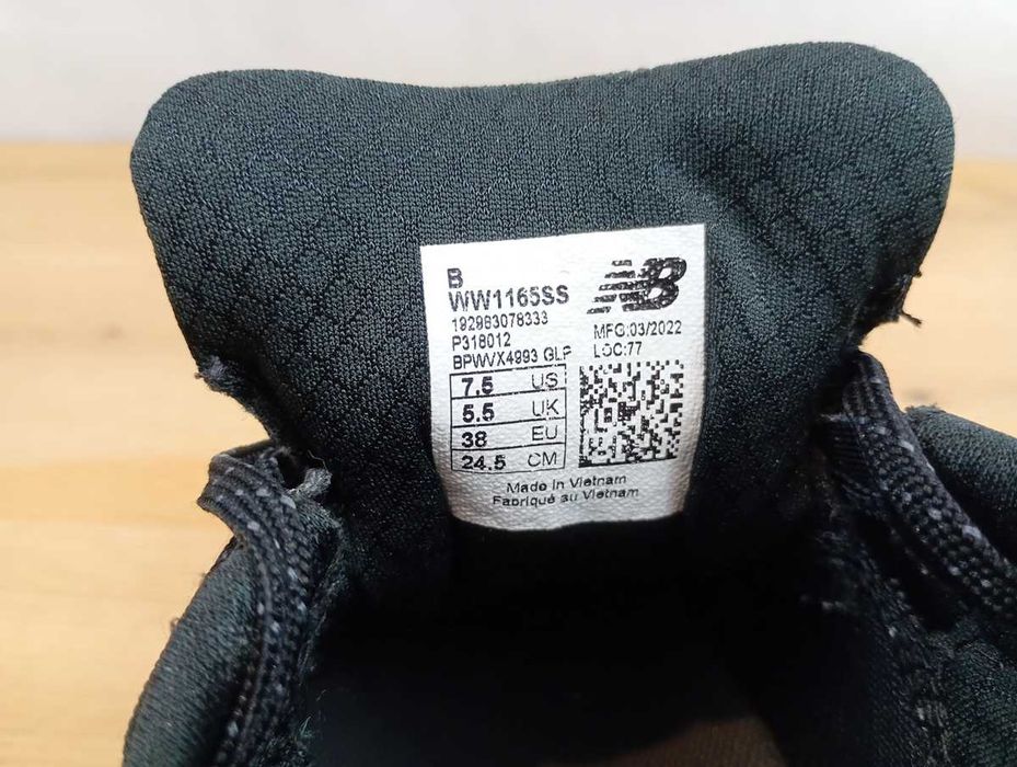 New Balance Fresh Foam 1165, damskie buty sportowe, rozmiar 38