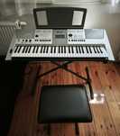Keyboard Yamaha E413 + stojak + krzesło SUPER STAN