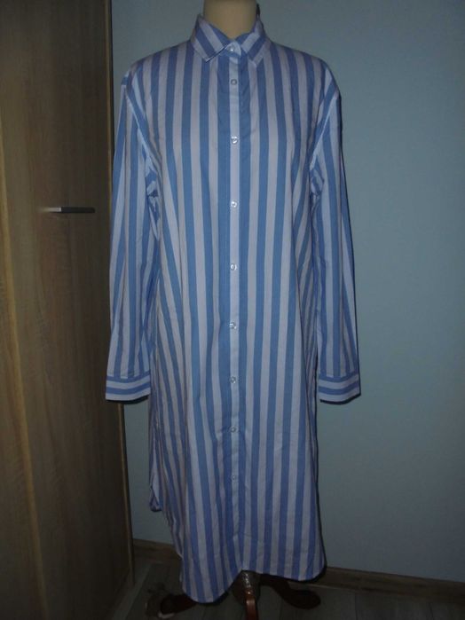 Nowa_koszulowa sukienka w paski_38