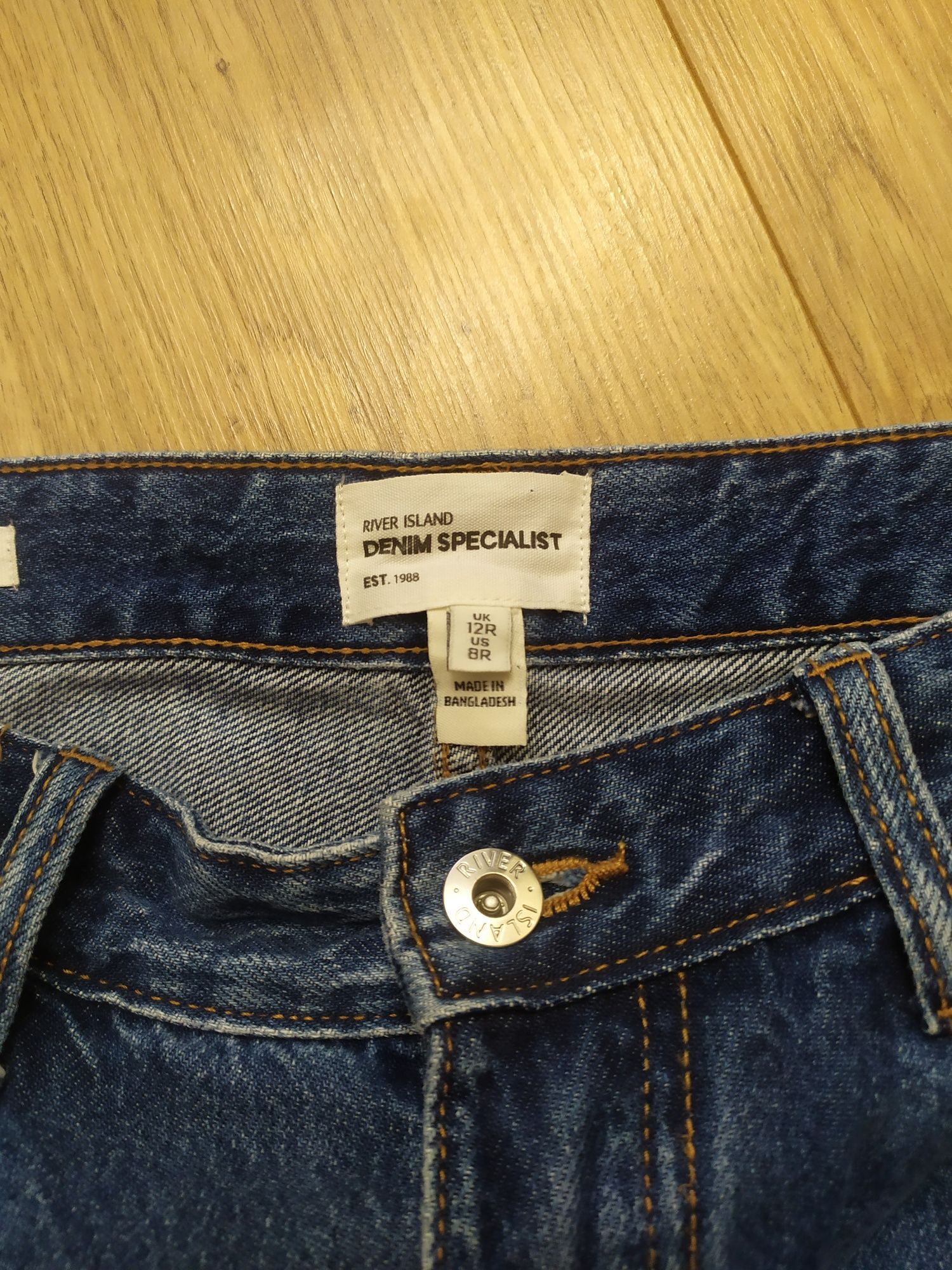 Spodnie damskie jeansy River Island 12R
