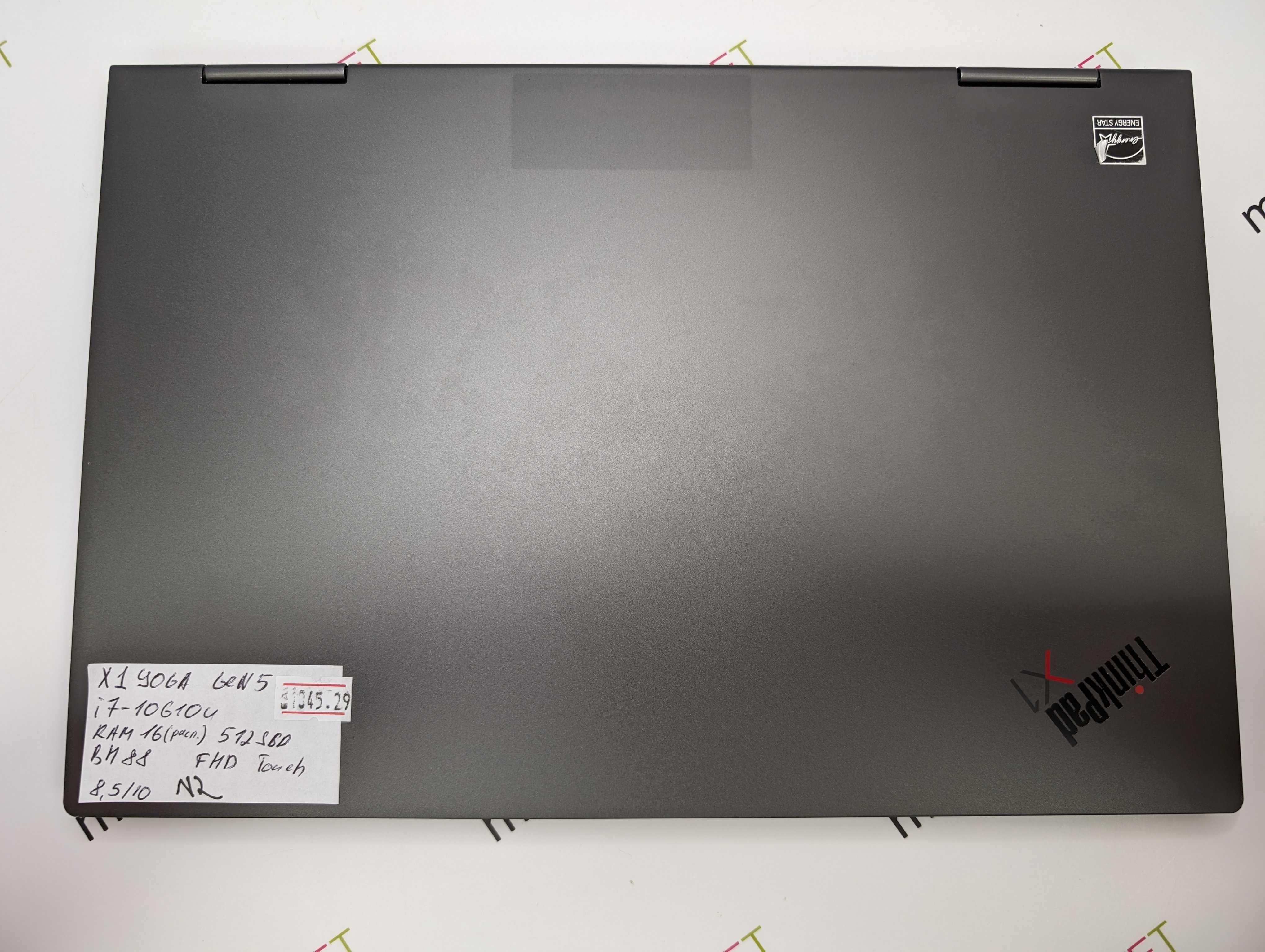 Ноутбук Lenovo ThinkPad X1 Yoga Gen 5 FHD/i7-10610U/16 RAM/512 SSD №2