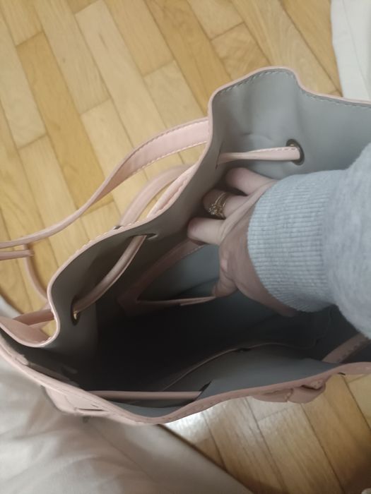 Torebka worek Parfois różowa