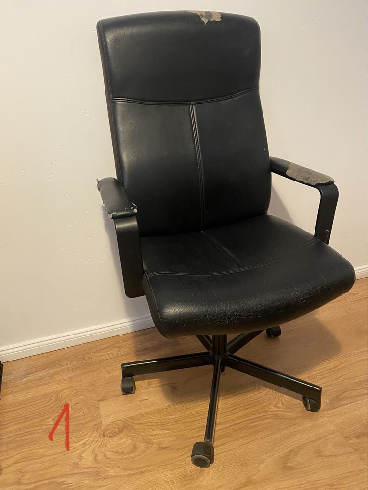 Krzesło biurowe fotel Ikea Malkolm CZĘŚĆI