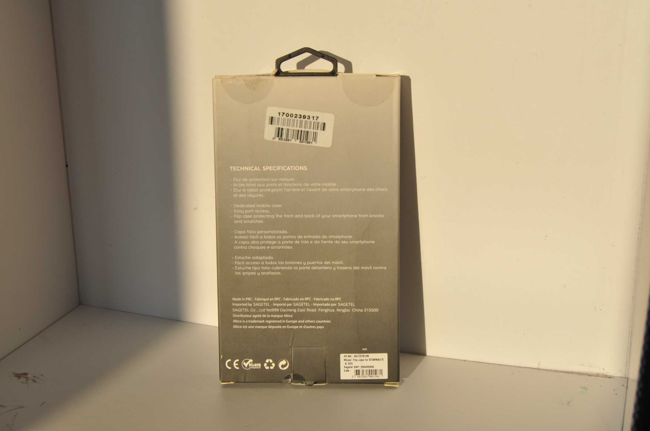 Flip Case compatível com S20/S21/Starnaute 4 - Produto Selado