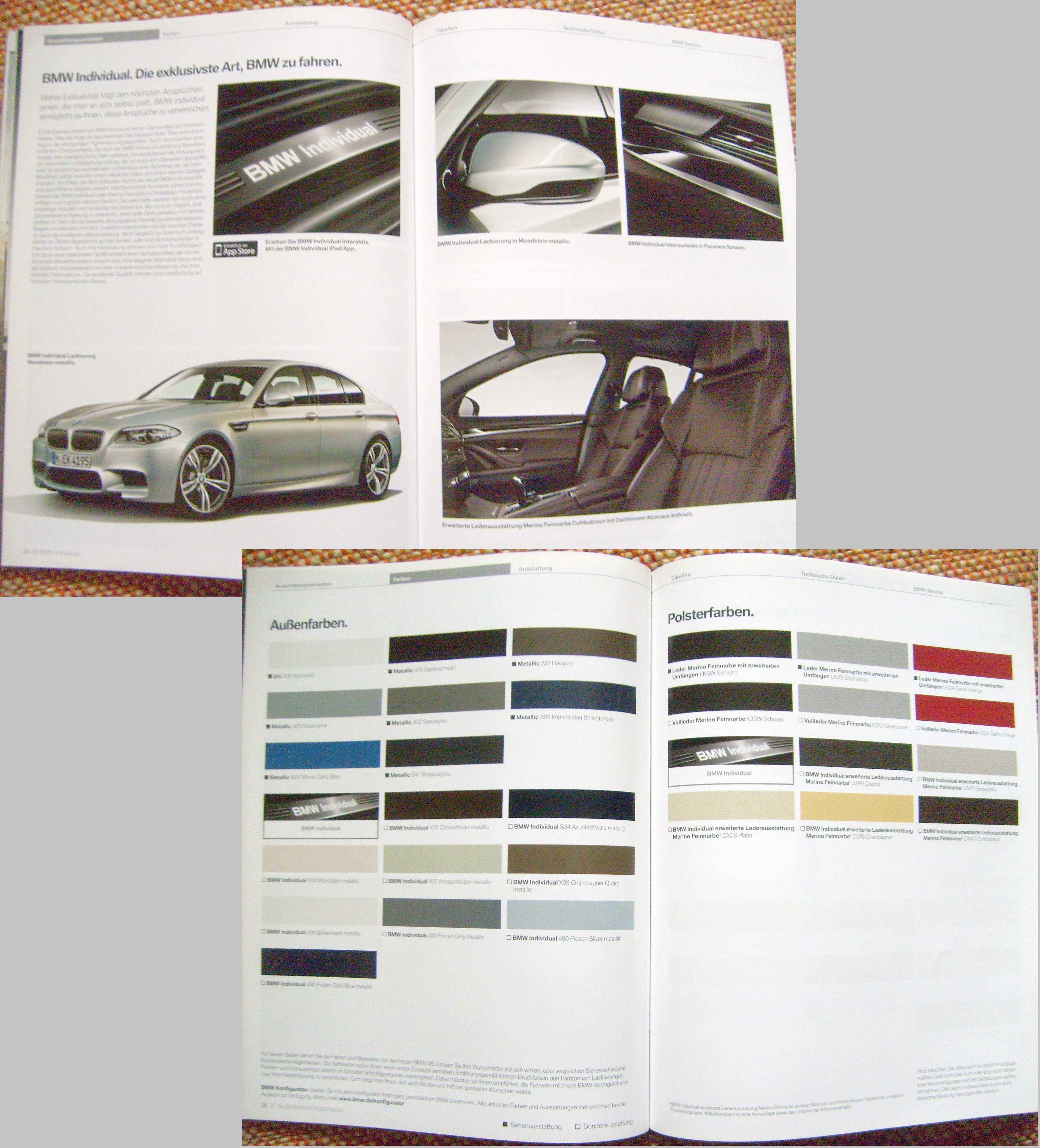 BMW M5 / F10 / M-POWER 2012 * prospekt 48 str. *WYPRZEDAŻ KOLEKCJI !