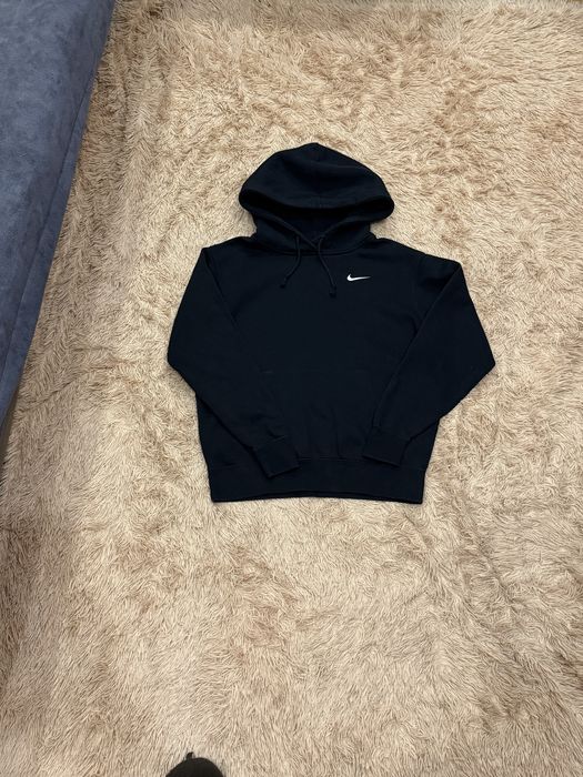 Чёрная кофта худи nike logo найк оригинал s
